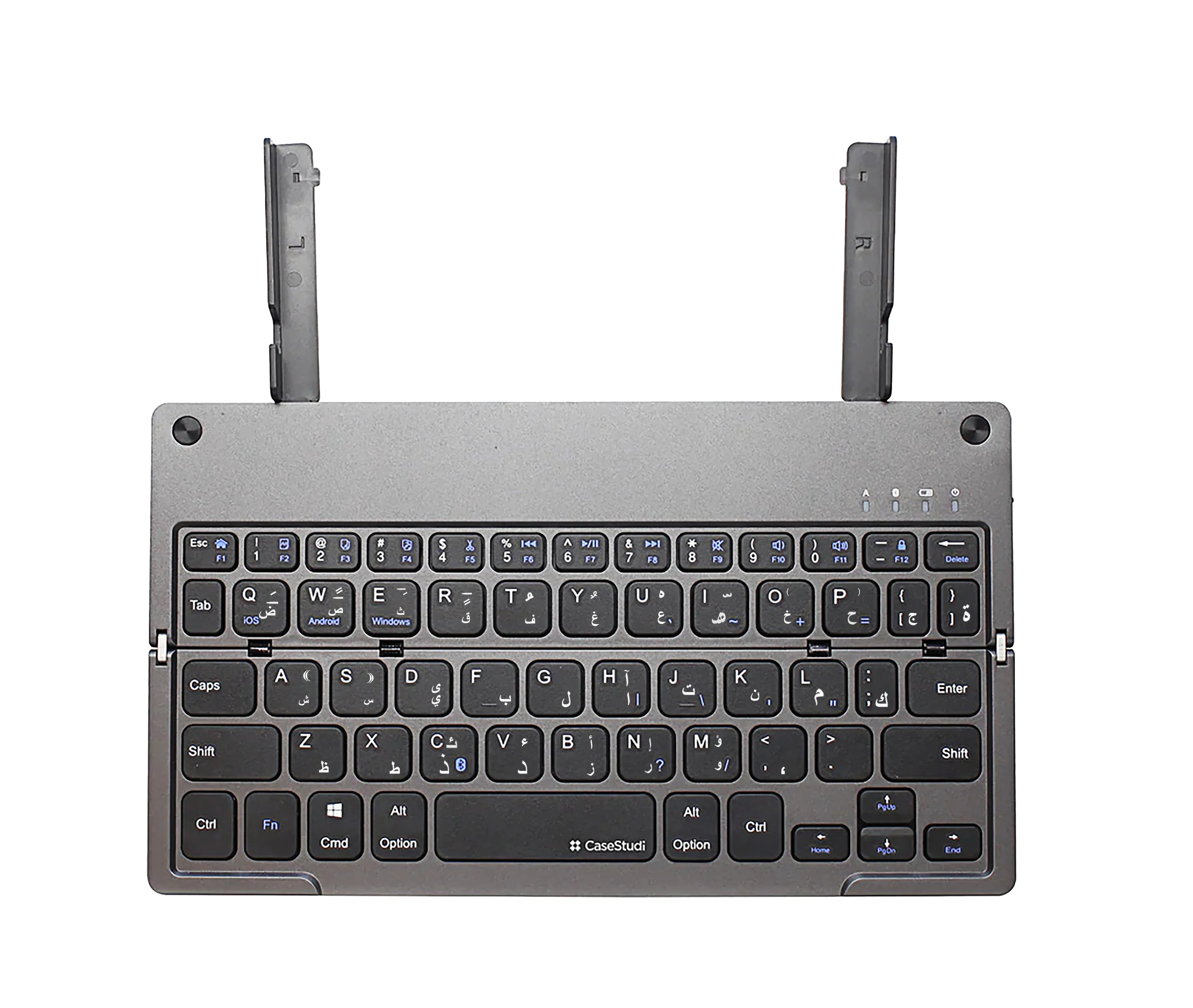Casestudi Foldboard Bluetooth Wireless Keyboard -Grey - Tashqila Casestudi Foldboard Bluetooth Wireless Keyboard -Grey - Tashqila
